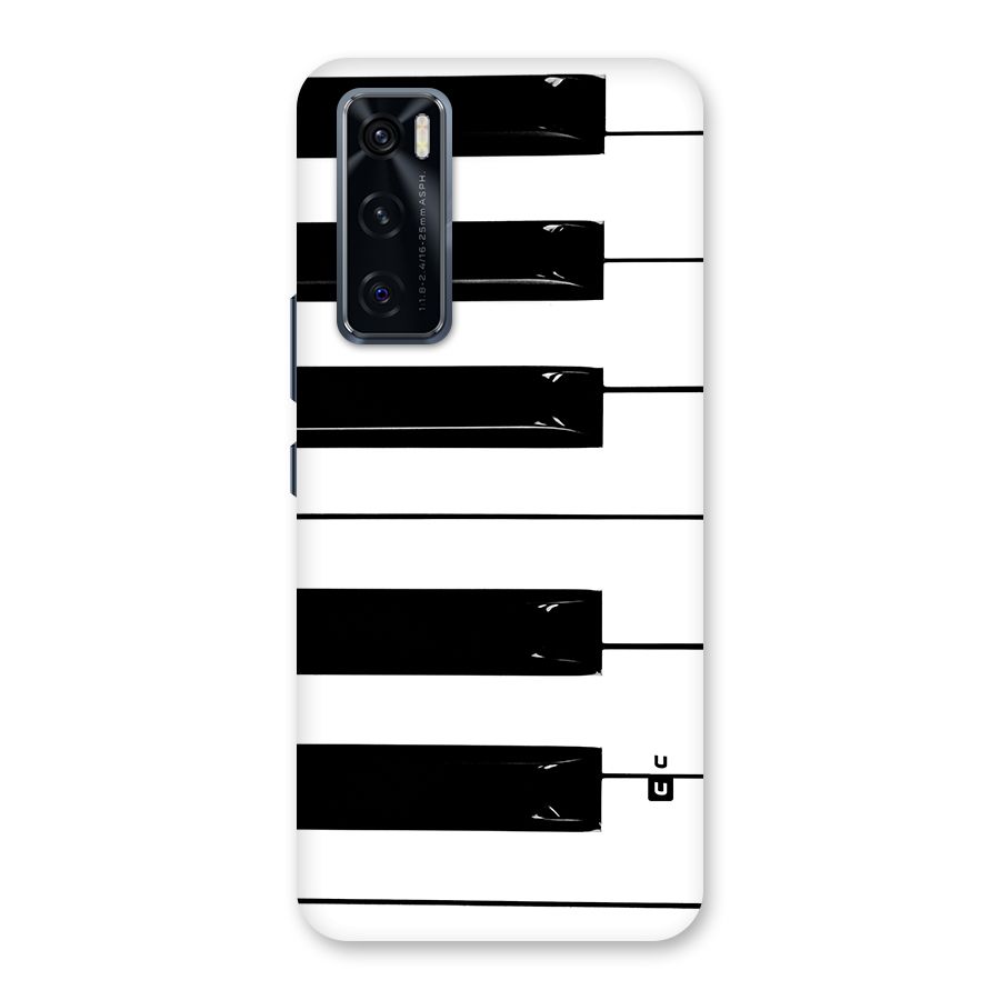 Paino Keys Printed Classy Back Case for Vivo V20 SE
