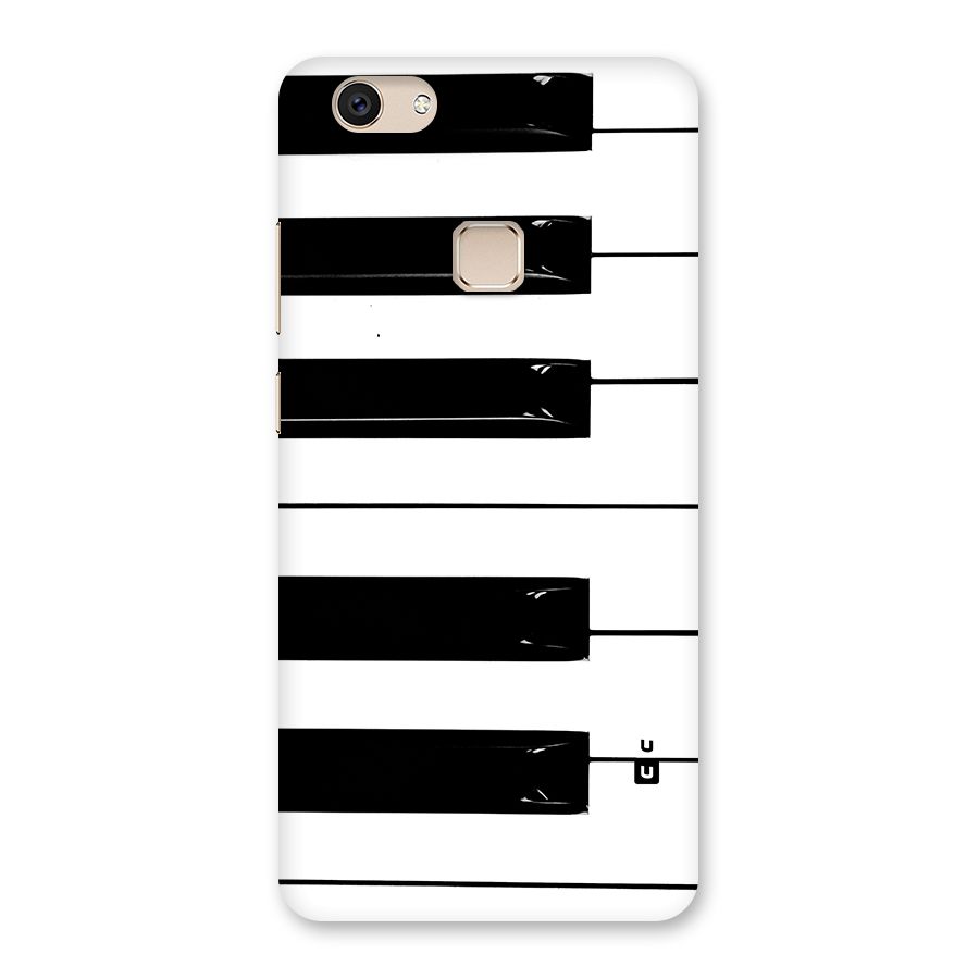 Paino Keys Printed Classy Back Case for Vivo V7