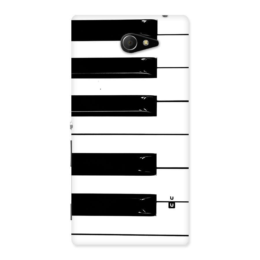 Paino Keys Printed Classy Back Case for Xperia M2