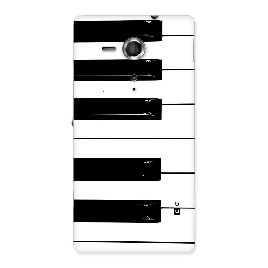 Paino Keys Printed Classy Back Case for Xperia Sp