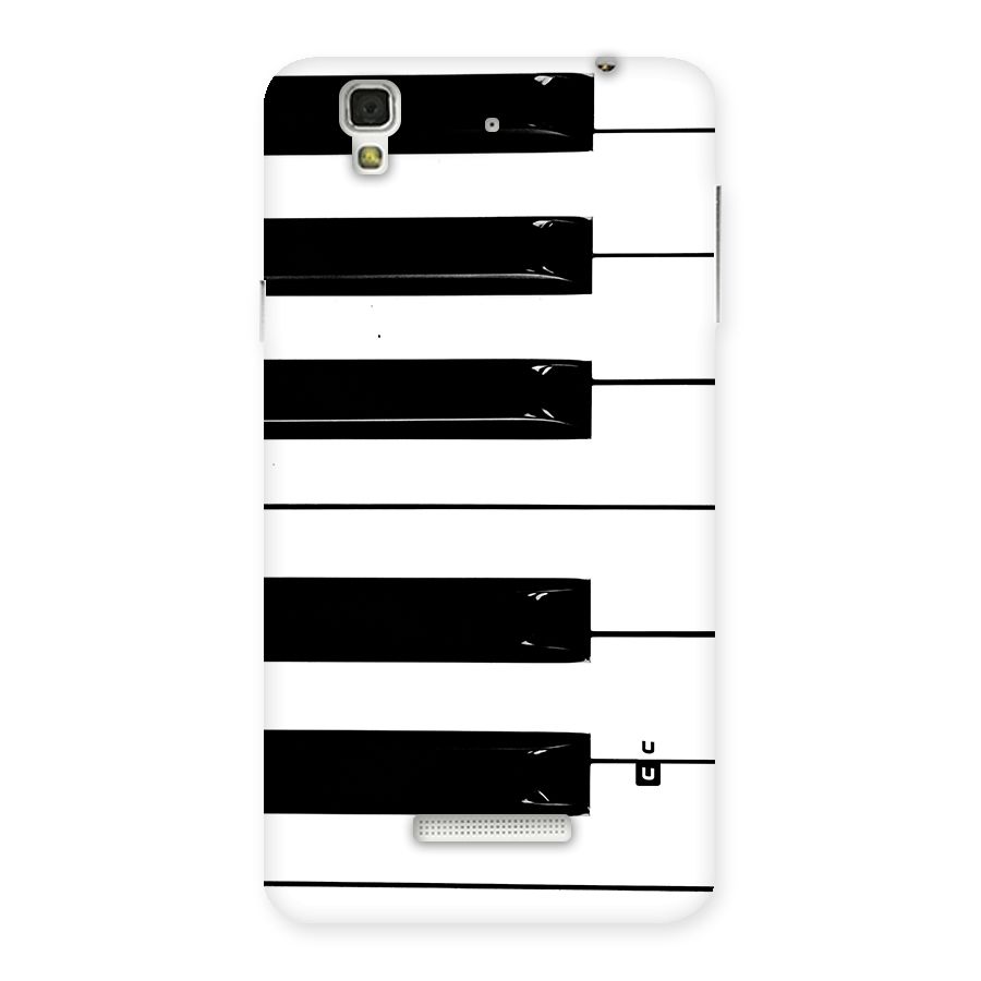 Paino Keys Printed Classy Back Case for Yureka