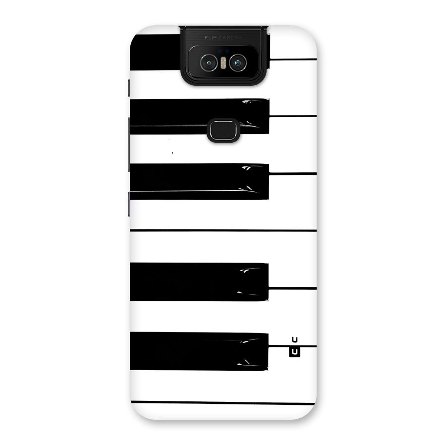 Paino Keys Printed Classy Back Case for Zenfone 6z