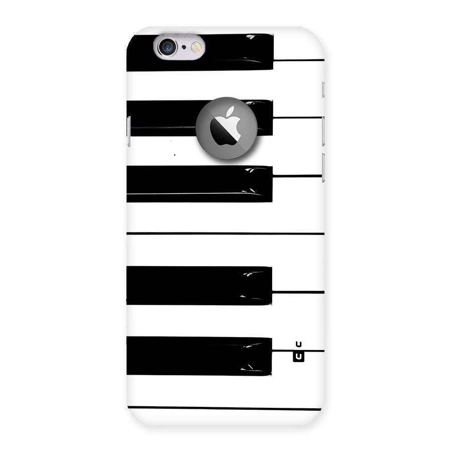 Paino Keys Printed Classy Back Case for iPhone 6 Logo Cut