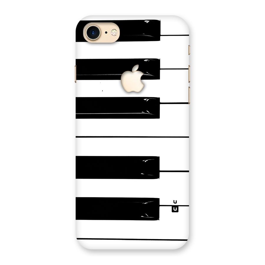Paino Keys Printed Classy Back Case for iPhone 7 Apple Cut