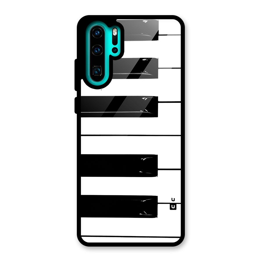 Paino Keys Printed Classy Glass Back Case for Huawei P30 Pro