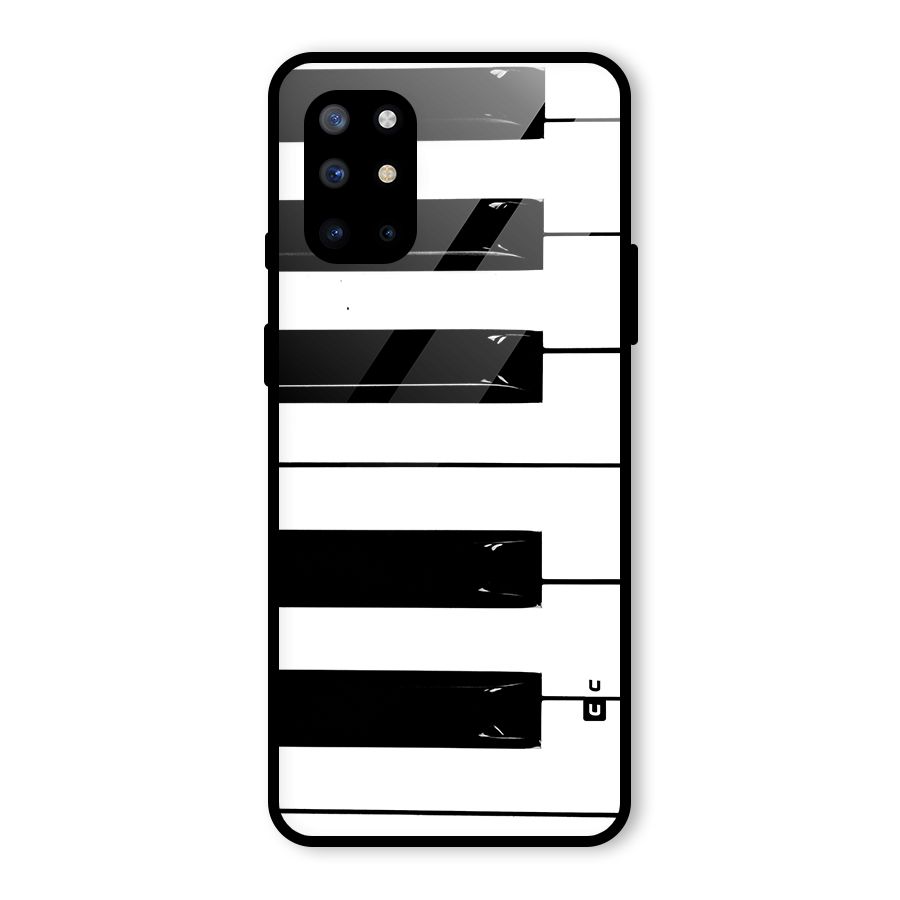 Paino Keys Printed Classy Glass Back Case for OnePlus 8T