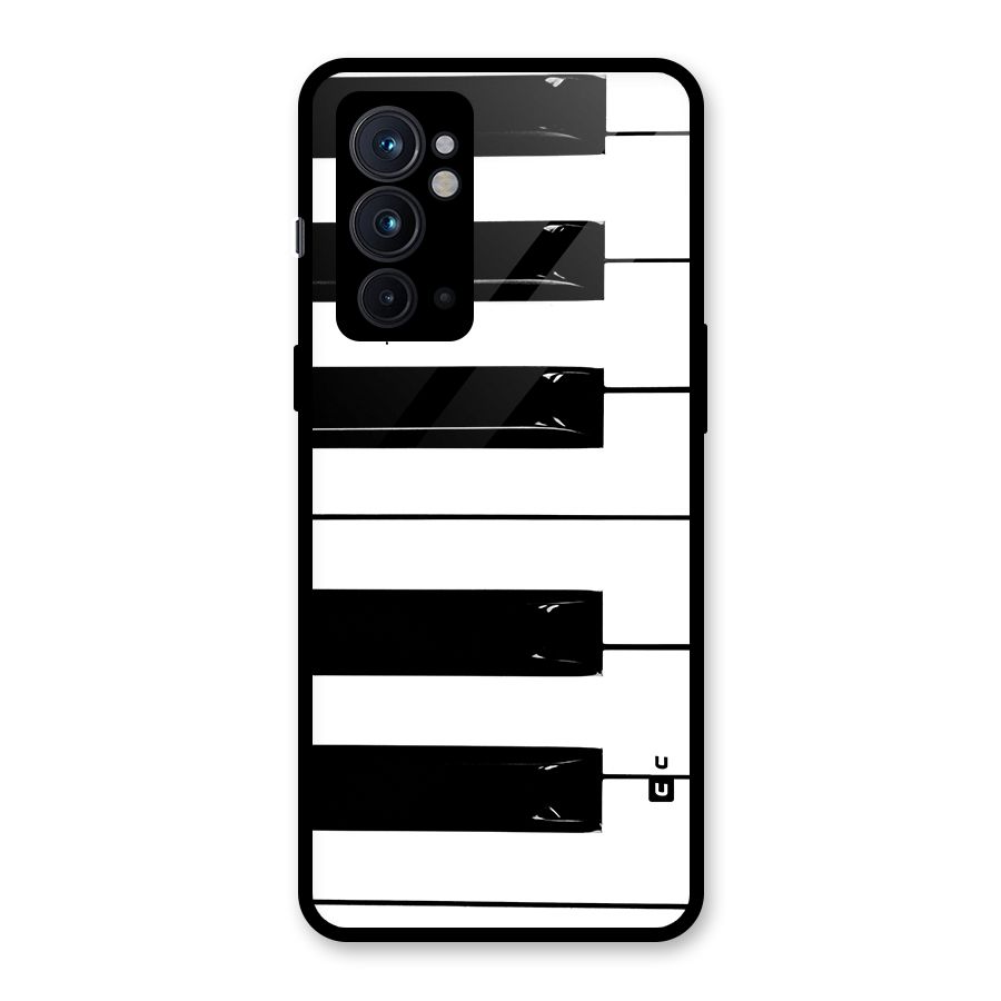 Paino Keys Printed Classy Glass Back Case for OnePlus 9RT 5G