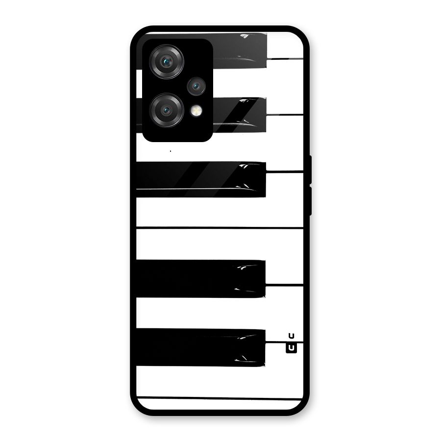 Paino Keys Printed Classy Glass Back Case for OnePlus Nord CE 2 Lite 5G