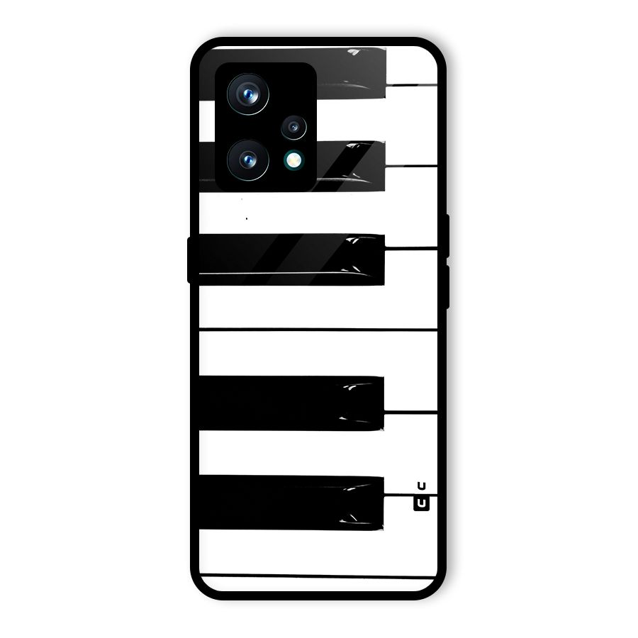 Paino Keys Printed Classy Glass Back Case for Realme 9 Pro Plus 5G