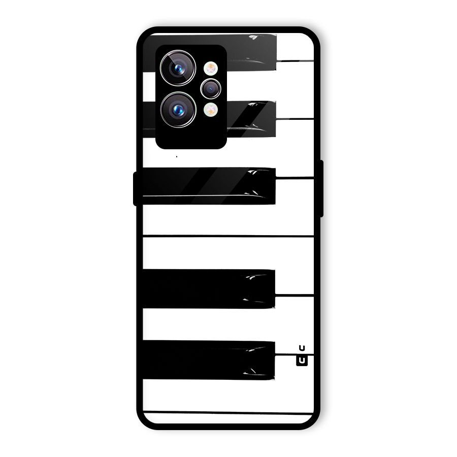 Paino Keys Printed Classy Glass Back Case for Realme GT2 Pro