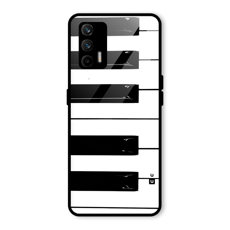 Paino Keys Printed Classy Glass Back Case for Realme GT 5G