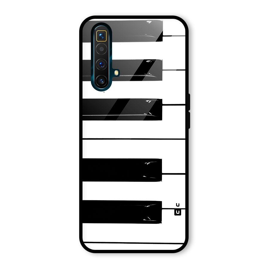 Paino Keys Printed Classy Glass Back Case for Realme X3 SuperZoom