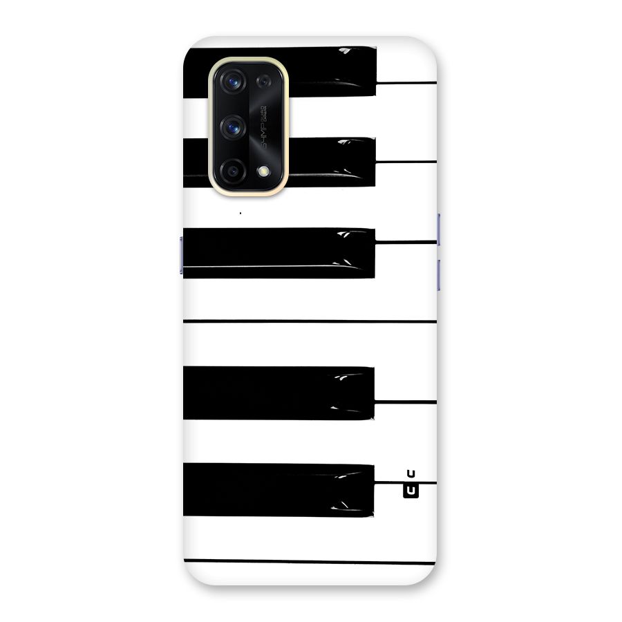 Paino Keys Printed Classy Glass Back Case for Realme X7 Pro