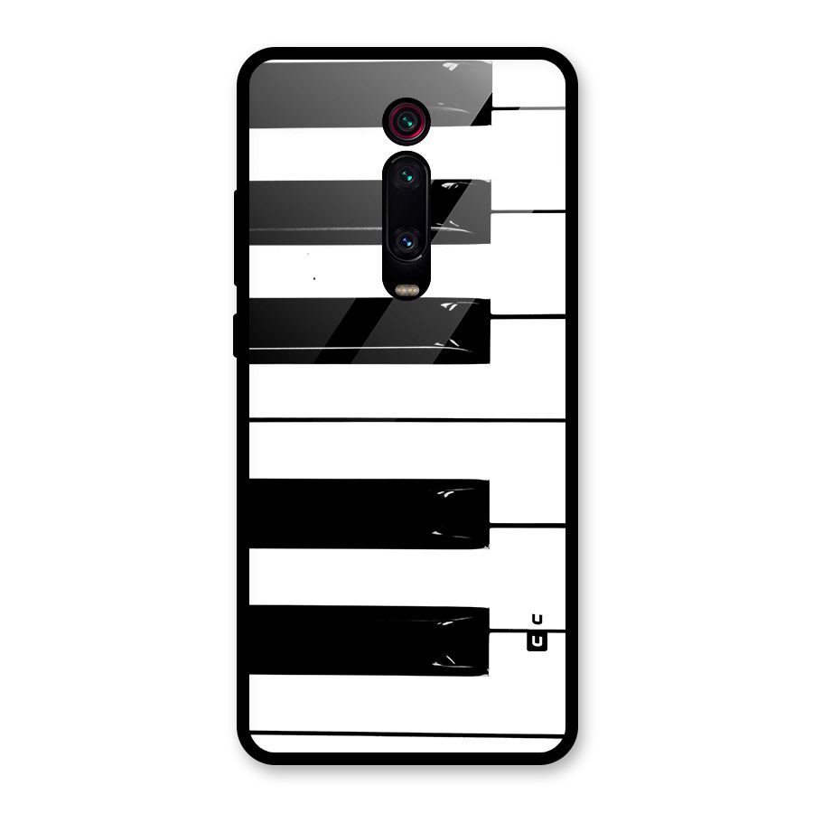 Paino Keys Printed Classy Glass Back Case for Redmi K20 Pro
