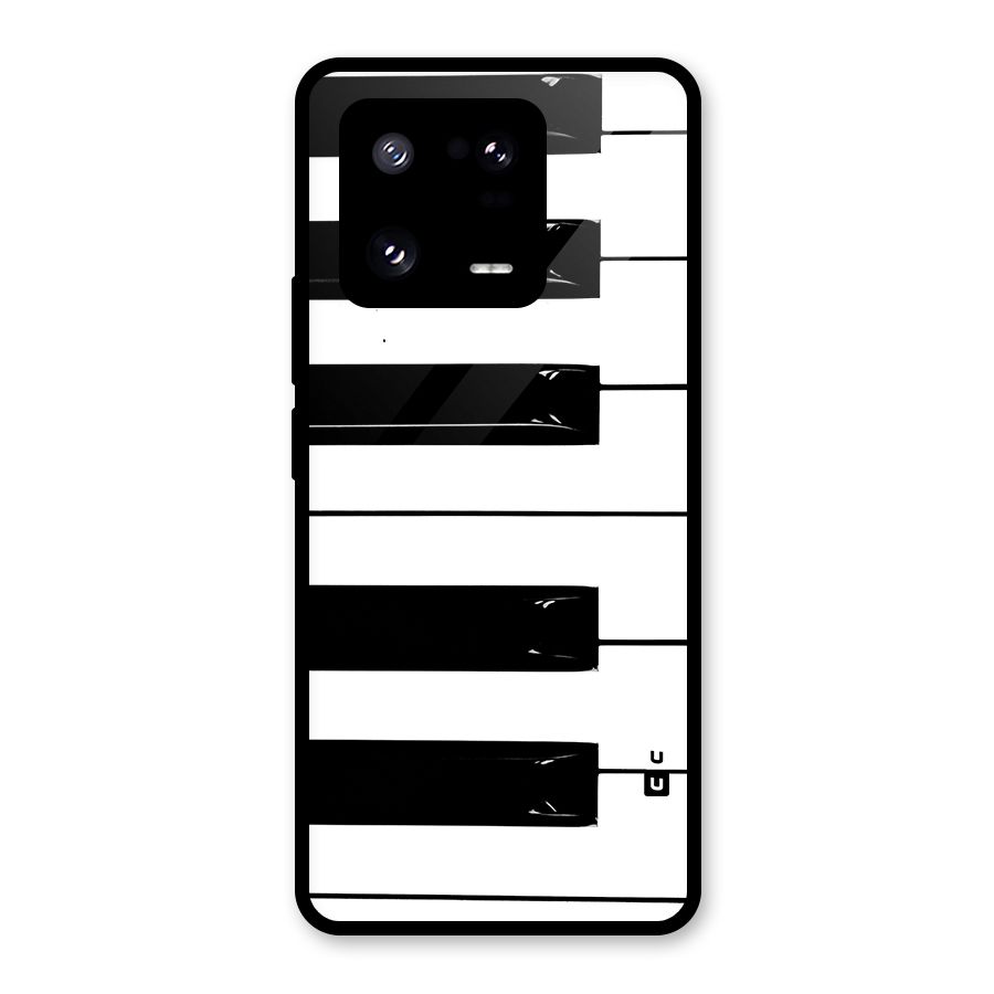 Paino Keys Printed Classy Glass Back Case for Xiaomi 13 Pro