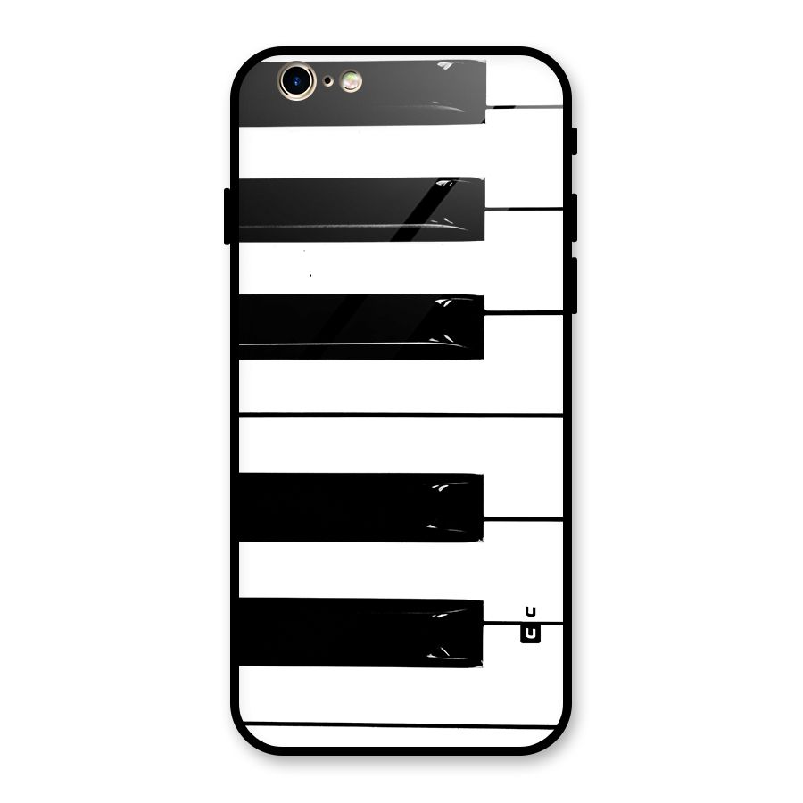 Paino Keys Printed Classy Glass Back Case for iPhone 6 6S