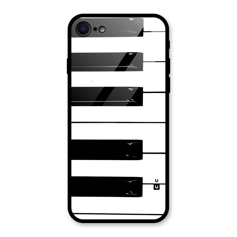 Paino Keys Printed Classy Glass Back Case for iPhone 7