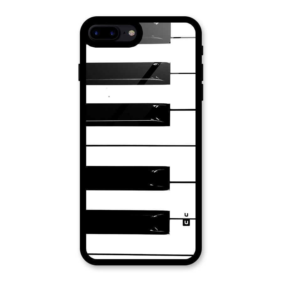 Paino Keys Printed Classy Glass Back Case for iPhone 7 Plus