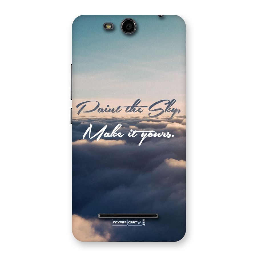 Paint the Sky Back Case for Micromax Canvas Juice 3 Q392