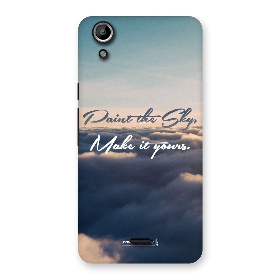 Paint the Sky Back Case for Micromax Canvas Selfie Lens Q345