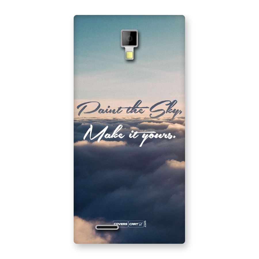 Paint the Sky Back Case for Micromax Canvas Xpress A99