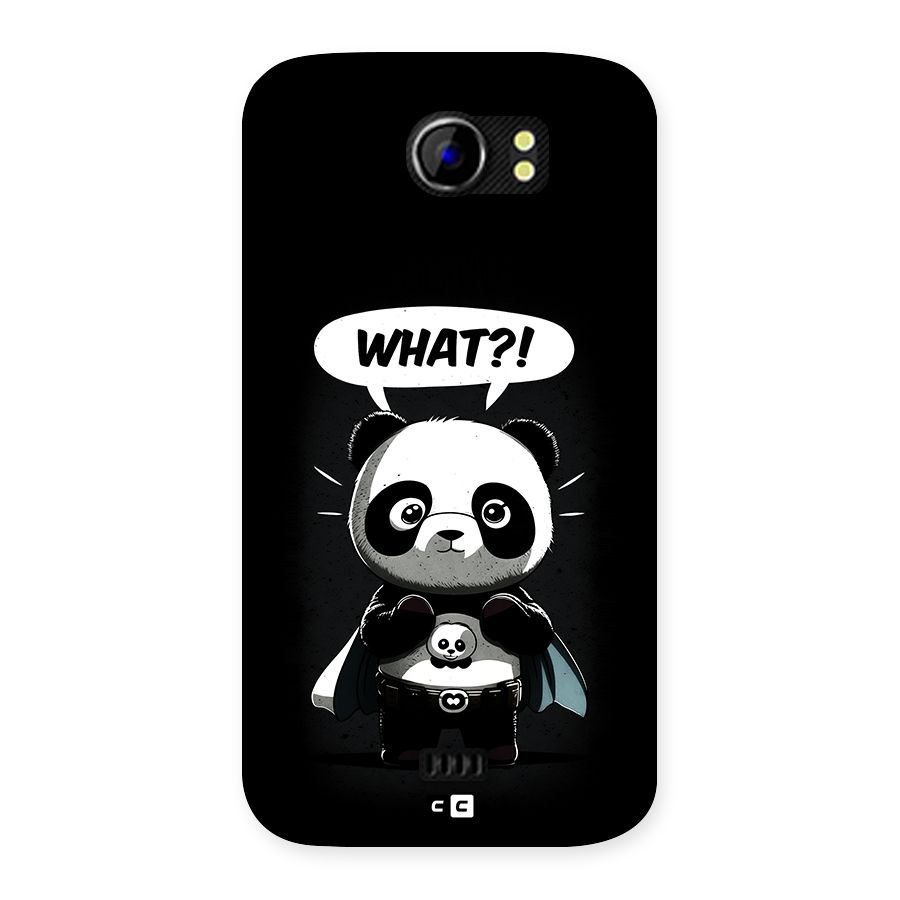 Panda What Confused Back Case for Canvas 2 A110