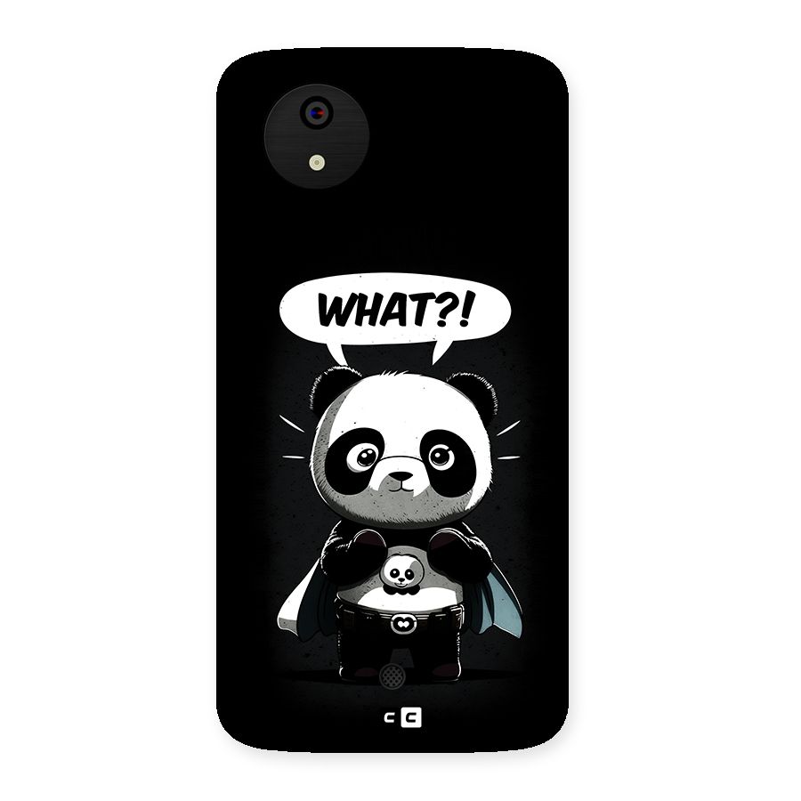Panda What Confused Back Case for Canvas A1  AQ4501