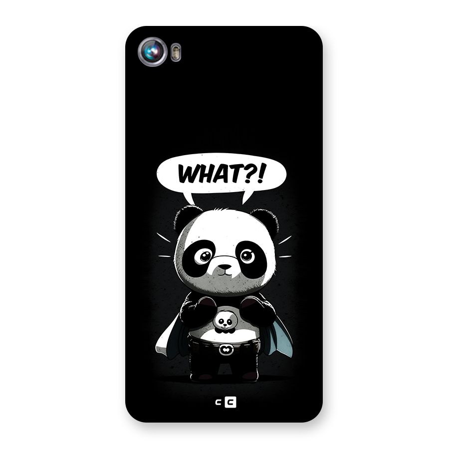 Panda What Confused Back Case for Canvas Fire 4 (A107)