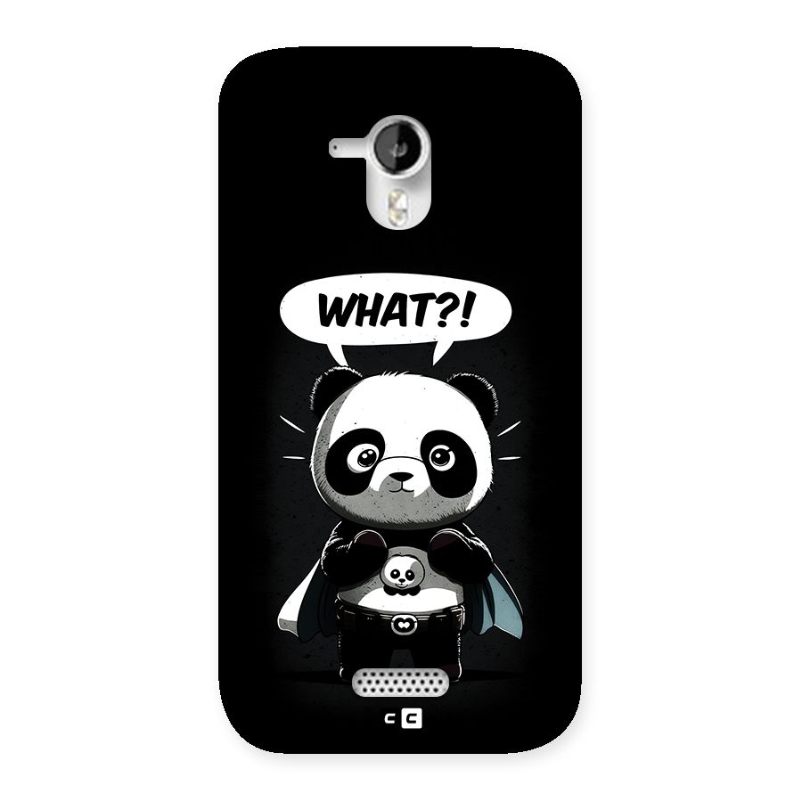 Panda What Confused Back Case for Canvas HD A116