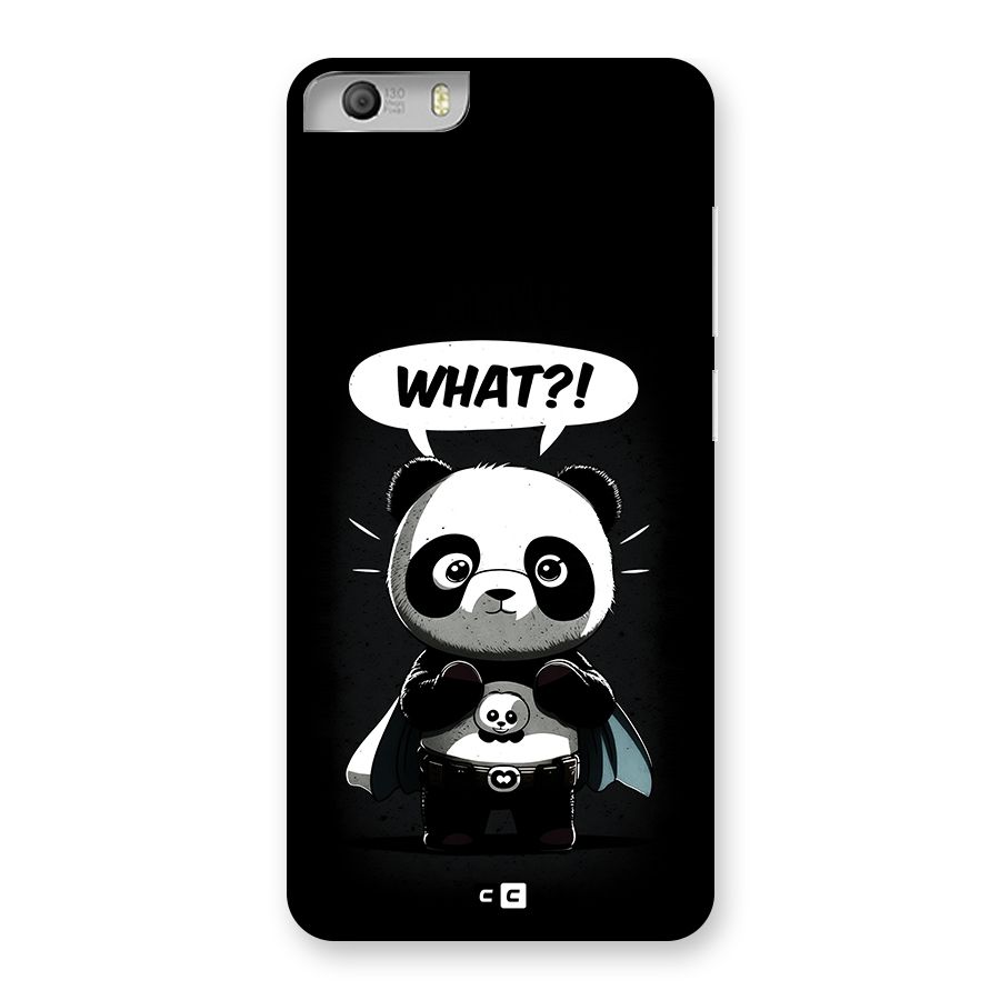 Panda What Confused Back Case for Canvas Knight 2