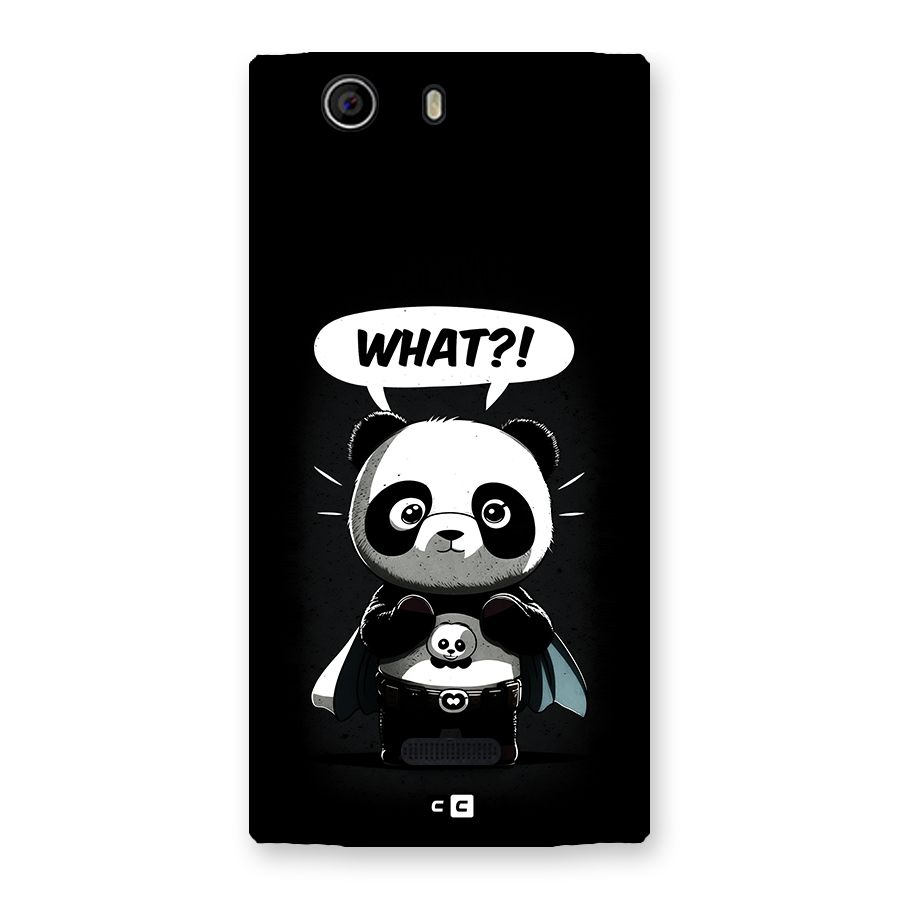 Panda What Confused Back Case for Canvas Nitro 2 E311