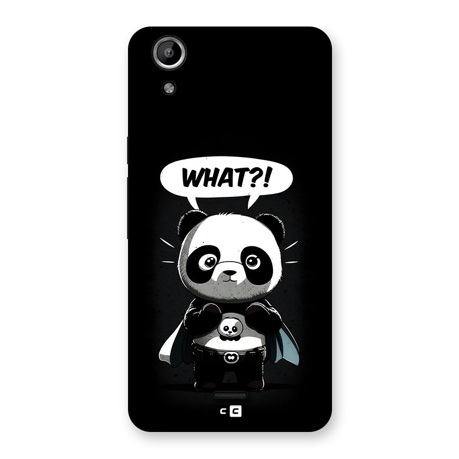 Panda What Confused Back Case for Canvas Selfie Lens Q345