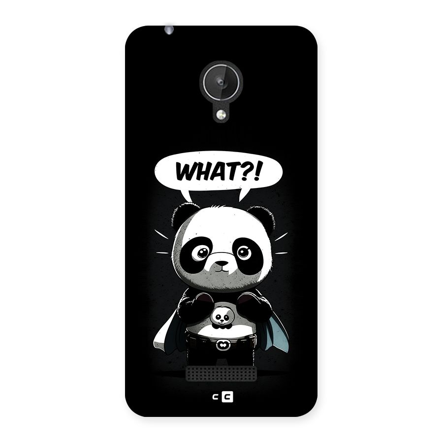 Panda What Confused Back Case for Canvas Spark Q380
