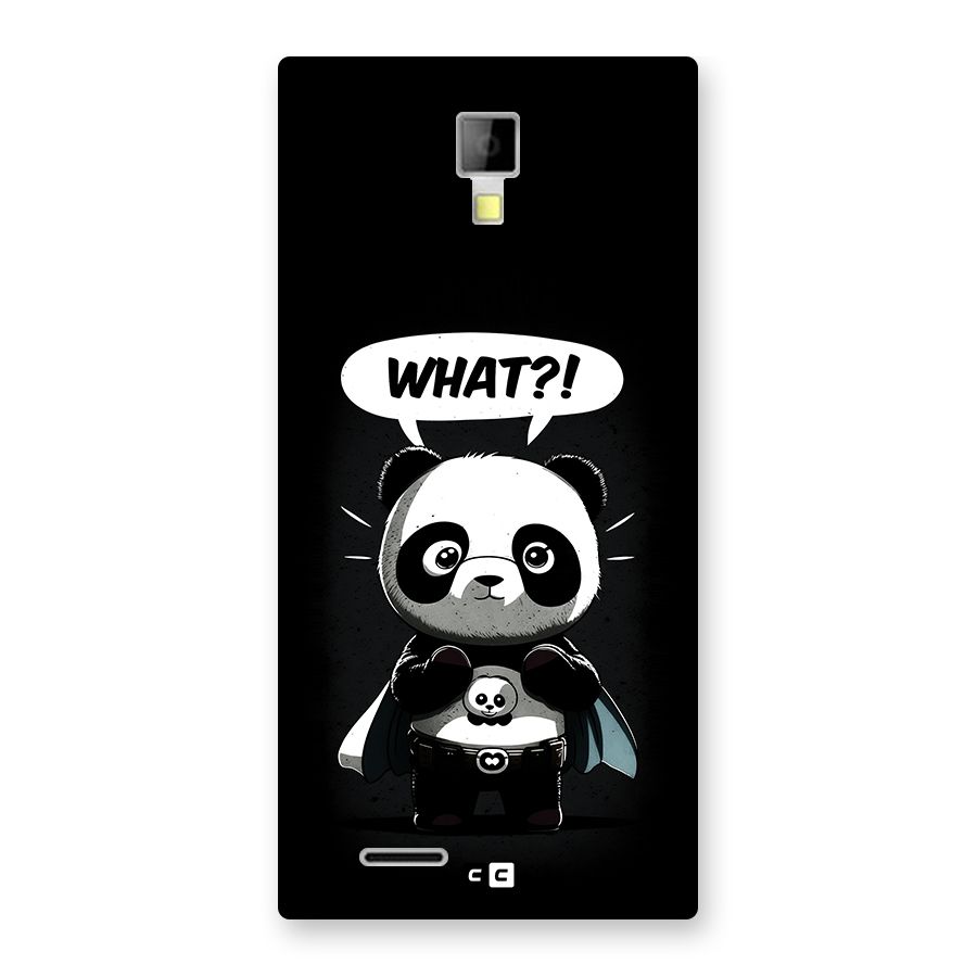 Panda What Confused Back Case for Canvas Xpress A99