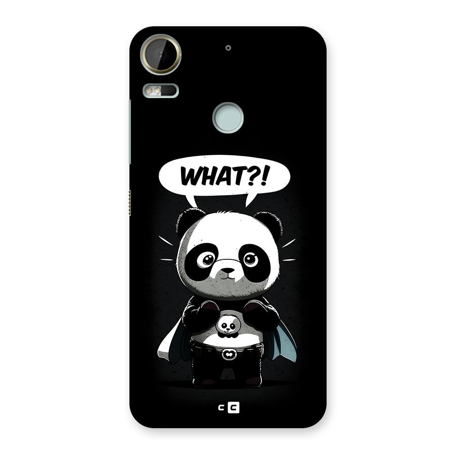 Panda What Confused Back Case for Desire 10 Pro