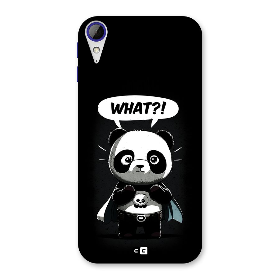 Panda What Confused Back Case for Desire 830