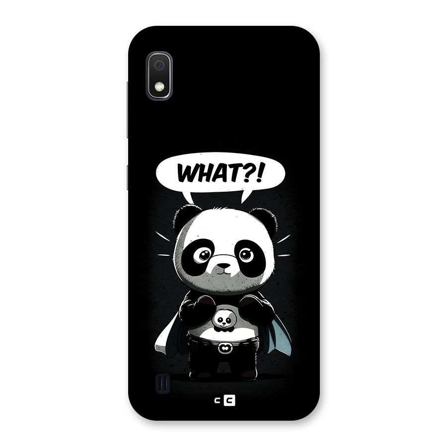 Panda What Confused Back Case for Galaxy A10