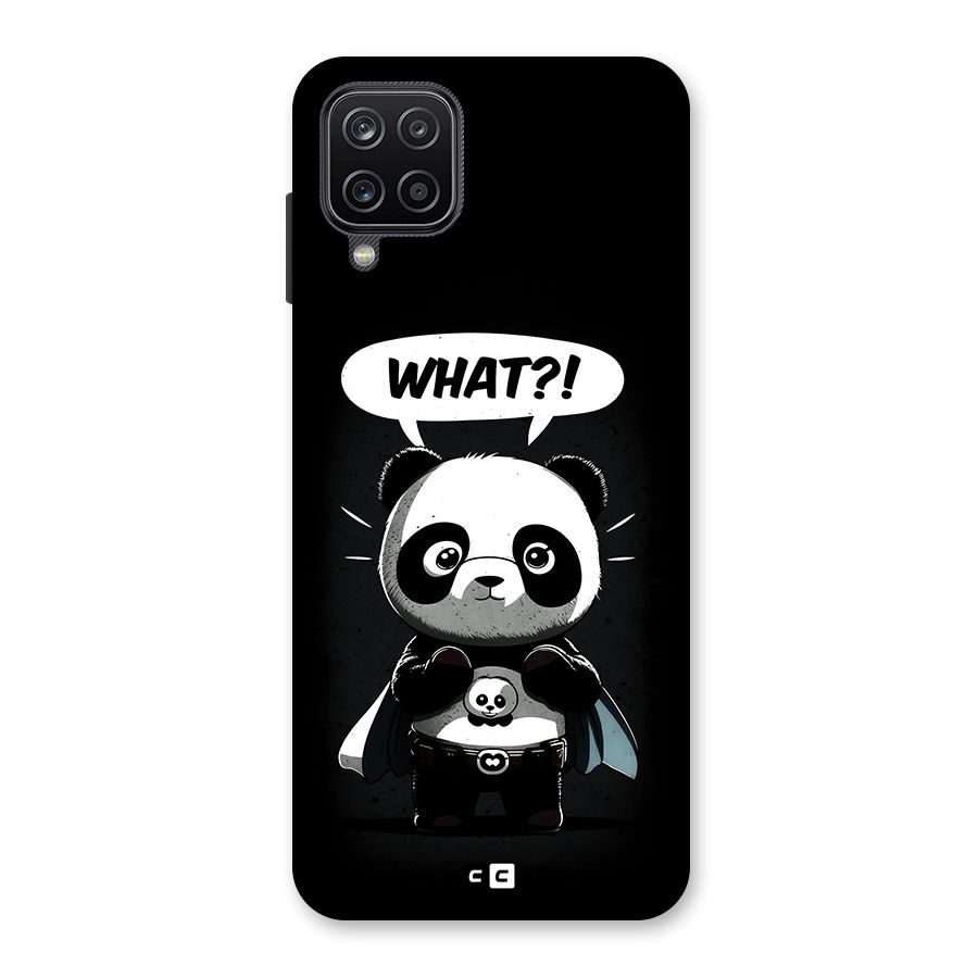 Panda What Confused Back Case for Galaxy A12