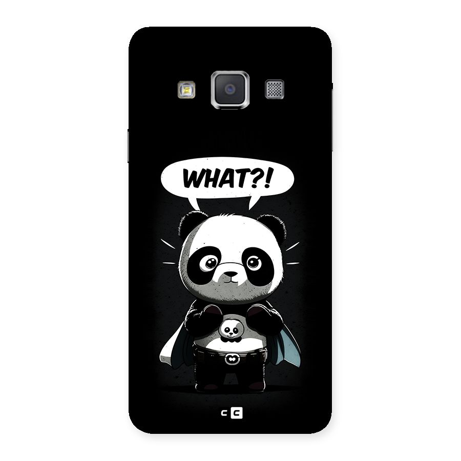 Panda What Confused Back Case for Galaxy A3
