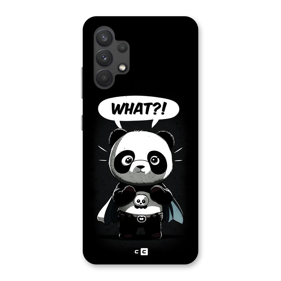 Panda What Confused Back Case for Galaxy A32