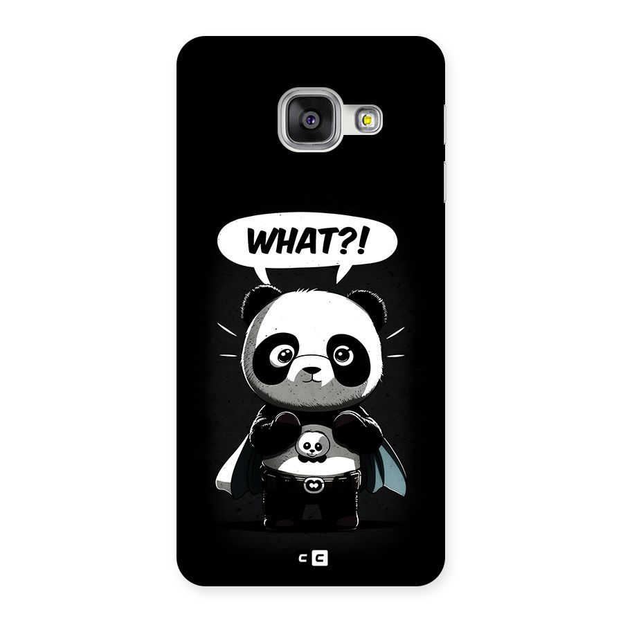 Panda What Confused Back Case for Galaxy A3 (2016)