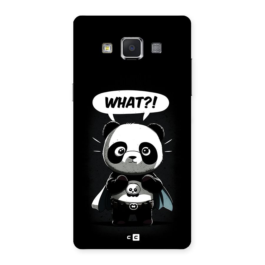 Panda What Confused Back Case for Galaxy A5