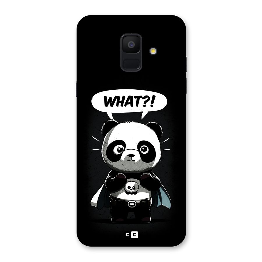 Panda What Confused Back Case for Galaxy A6 (2018)