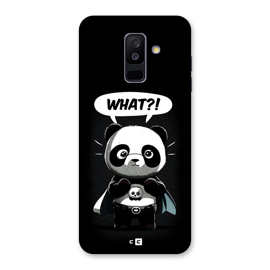 Panda What Confused Back Case for Galaxy A6 Plus