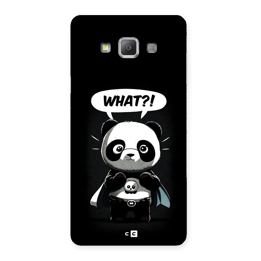 Panda What Confused Back Case for Galaxy A7