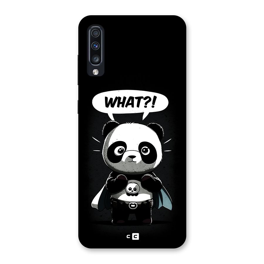 Panda What Confused Back Case for Galaxy A70