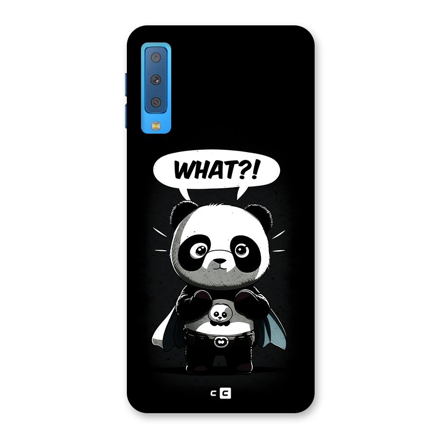 Panda What Confused Back Case for Galaxy A7 (2018)