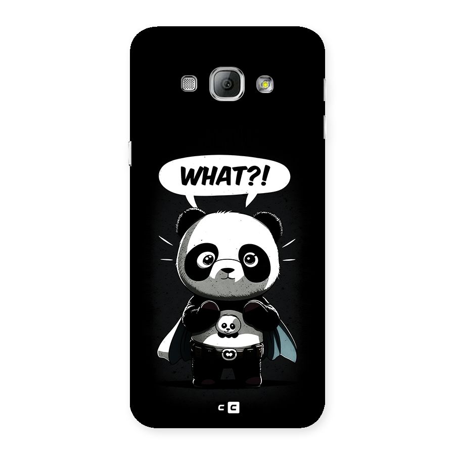 Panda What Confused Back Case for Galaxy A8