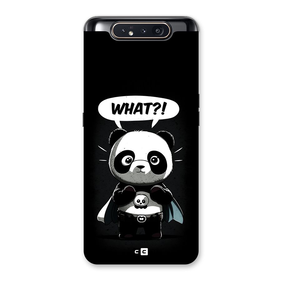 Panda What Confused Back Case for Galaxy A80