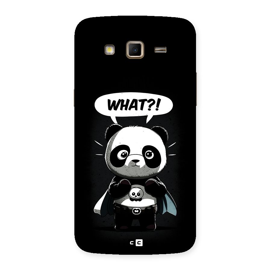 Panda What Confused Back Case for Galaxy Grand 2
